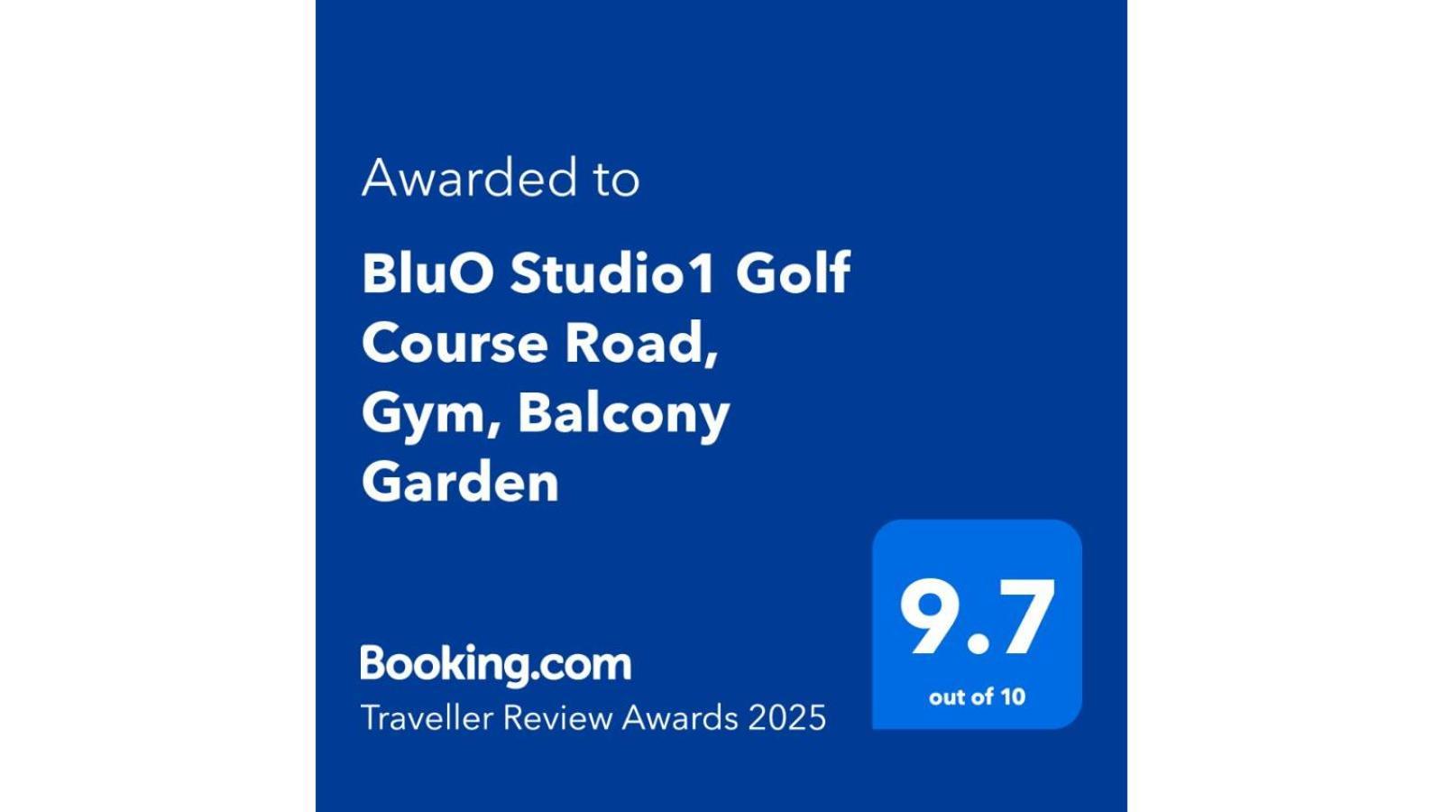 Bluo Studio1 Golf Course Road, Gym, Balcony Garden Gurgaon Exteriör bild